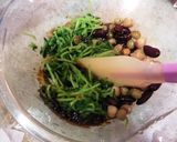 豆苗とミックスビーンズの味噌マリネ作り方3写真