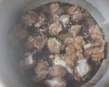 鶏ももカラ揚げソース丼作り方5写真