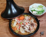 タジン鍋で簡単☆鶏と野菜の煮込み作り方3写真