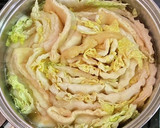 白菜大量消費・白菜と京揚げの煮物作り方4写真