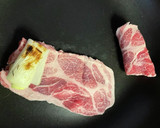 焼きネギの肉巻き　すき焼きだれ作り方2写真