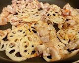 カリカリ☆豚肉れんこん炒め作り方4写真