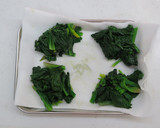 ちぢみほうれん草とふわたま味噌汁作り方3写真