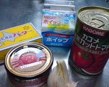 簡単☆蟹のトマトクリームパスタ作り方1写真
