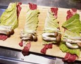 すき焼き風！ネギとしめじの牛肉巻き作り方3写真