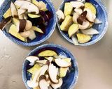 根菜茄子生姜ドレッシング炒味温野菜サラダ作り方11写真