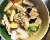 根菜茄子生姜ドレッシング炒味温野菜サラダ作り方19写真