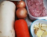 大根活用したキーマカレーとトマトソース作り方1写真