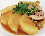 超簡単！寒い日にはこれ！豚バラ白菜大根！作り方8写真