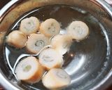 麩とらっきょうの味噌汁作り方1写真