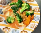 レンジ温野菜豆腐キムチ炒飯味チャンプル風作り方16写真