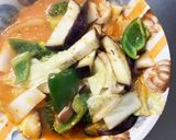 レンジ温野菜豆腐キムチ炒飯味チャンプル風作り方18写真
