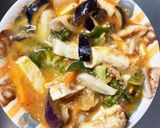 レンジ温野菜豆腐キムチ炒飯味チャンプル風作り方22写真