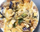 レンジ温野菜豆腐キムチ炒飯味チャンプル風作り方24写真