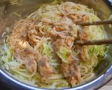混ぜて簡単千切りキャベツの和風ツナパスタ作り方7写真