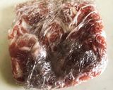 レンジ500Wでを冷凍肉を解凍する方法作り方3写真