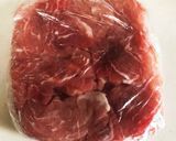 レンジ500Wでを冷凍肉を解凍する方法作り方4写真