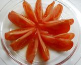 レンジで簡単！ガーリックトマト作り方1写真
