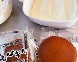 どら焼き入りスコップ茶(ティ)ラミス作り方3写真