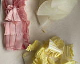 大根と豚ロースのオイスターソース炒め作り方1写真
