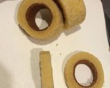 ミニサイズ！ジェンダーリビールケーキ♡作り方4写真