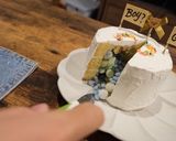 ミニサイズ！ジェンダーリビールケーキ♡作り方13写真