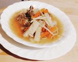 牛肉スープ★残り物野菜★少量安い牛肉作り方4写真