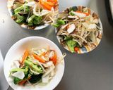 もやしブロッコリーオイスター炒味野菜炒め作り方9写真