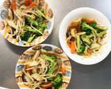 もやしブロッコリーオイスター炒味野菜炒め作り方14写真