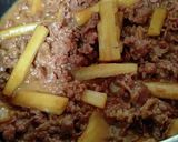 牛肉と叩きゴボウの味噌煮作り方4写真