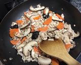鶏ひき肉と野菜あんかけ作り方2写真
