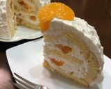 ロールケーキ生地deドームケーキ♪作り方10写真