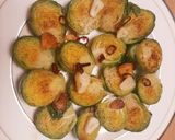 ワインに合う♪芽キャベツペペロンチーノ風作り方4写真