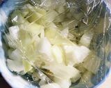 全てレンジすり下ろさない玉ねぎ和風湯豆腐作り方1写真