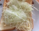 朝早！トーストのオープンサンド作り方13写真