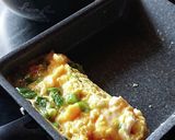おうち居酒屋★明太子とおネギの玉子焼き作り方4写真