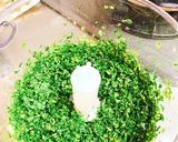 土鍋で作る ほうれん草とベーコンのおじや作り方3写真