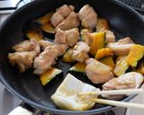 簡単♪鶏肉とかぼちゃのスパイシーソテー作り方4写真