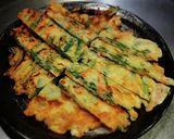 韓国祭りのチヂミ〜❨(@≧↺≦@)❩wノ作り方4写真