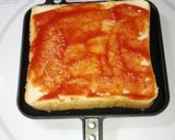 ホットサンドメーカーでピザトースト作り方1写真