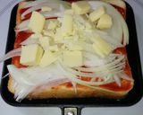 ホットサンドメーカーでピザトースト作り方3写真