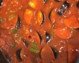 二刀流！カレーミートソースパスタ♪作り方5写真