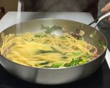 菜の花と蛤とホタルイカのパスタ作り方21写真