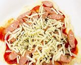 照り焼きチキンピザ&チョリソーピザ作り方5写真
