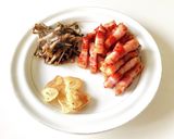 コク旨マカロニサラダ米久ブロックベーコン作り方5写真