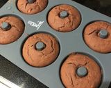 幼児食★バナナココアと米粉の焼きドーナツ作り方4写真