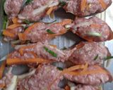 ひき肉と野菜の変わり揚げ。作り方2写真