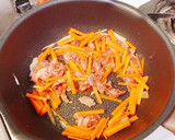 セロリと牛肉のオイスターソース炒め作り方5写真