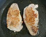 ポークソテー（トマトチーズ焼き）作り方2写真