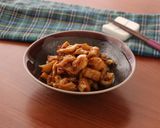 簡単＆作業５分！焼き鳥風★鶏皮炒め作り方5写真